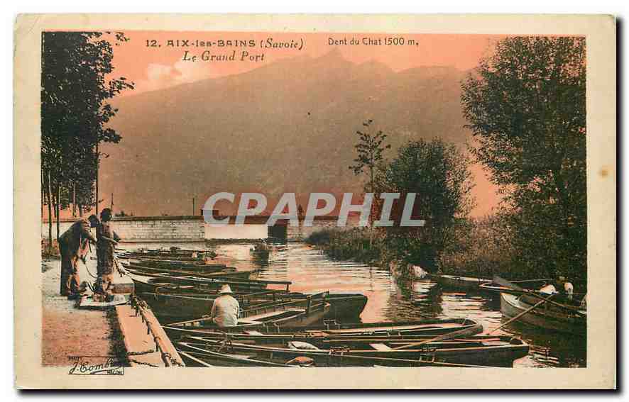 CPA Aix les Bains Savoie Le Grand Port 