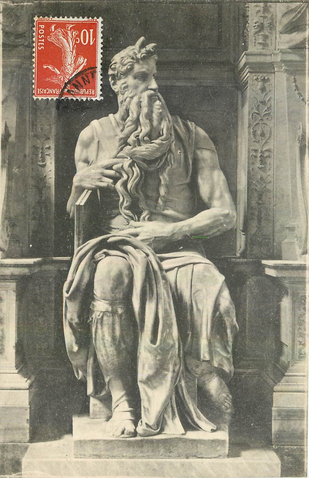 CPA Roma Michelangelo Buonarroti Moise