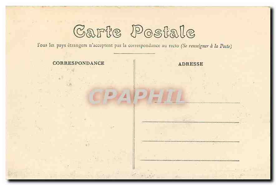 CPA Bourges Vue generale prise du Palais Jaques Coeur  — Rückseite