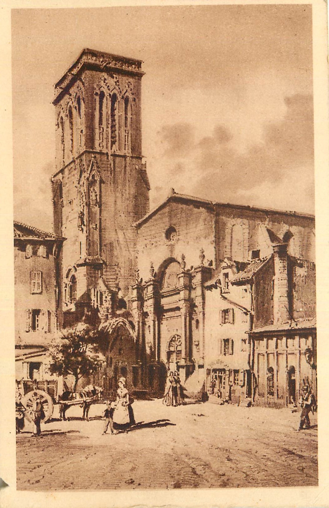 CPA La Rochelle Tour Saint Sauveur 