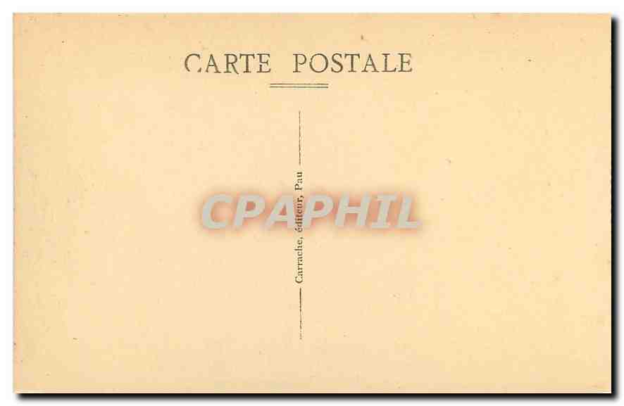 Pau — Le Château National — Carnache, éditeur, Pau — Rückseite