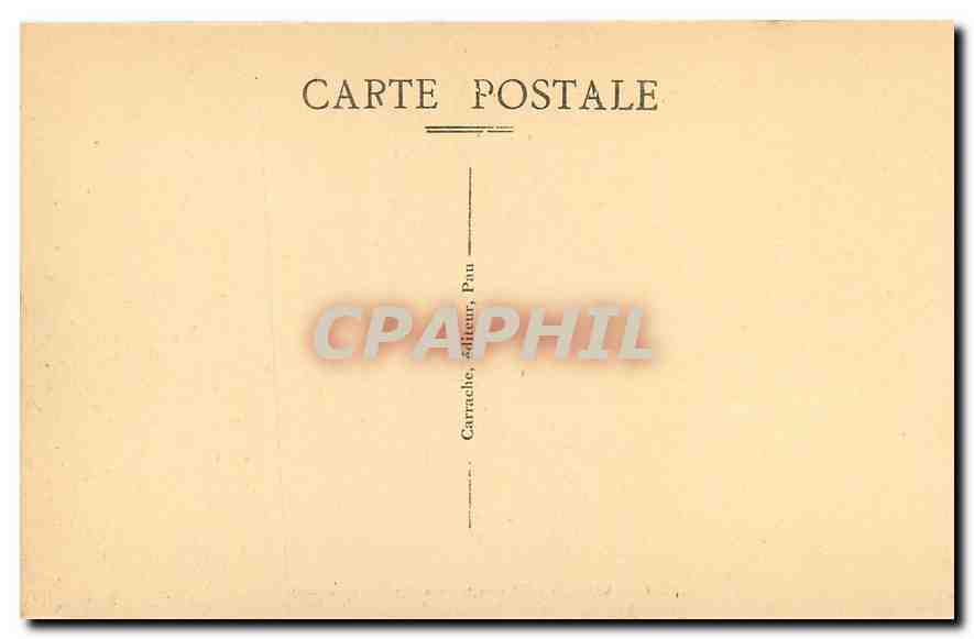 CPA Pau Le Chateau vu de la Basse Plante  — Rückseite