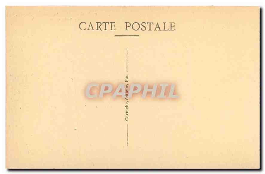CPA Pau Le Chateau Henri IV La Tour et la Chapelle  — Rückseite