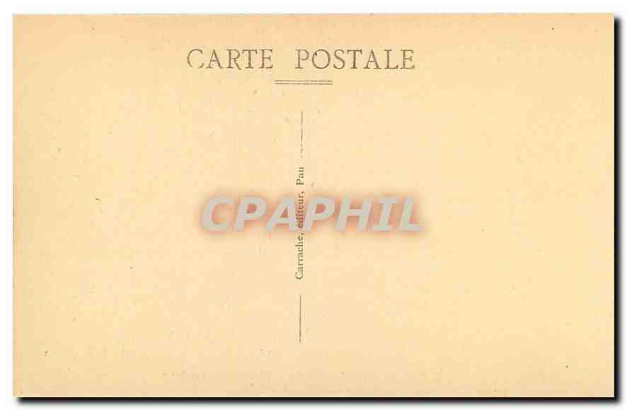 Pau — Le Château Henri IV — Entrée principale — C. C. 6 — Rückseite