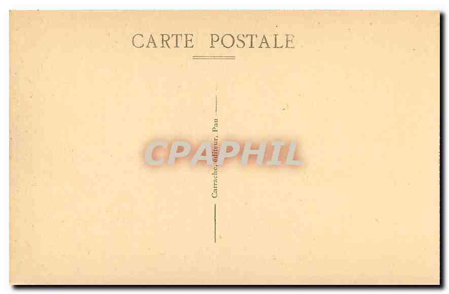 CPA Pau Le Chateau Henri IV et le Gave  — Rückseite