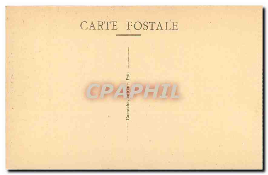 CPA Pau Le Chateau Le Berceau d'Henri IV  — Rückseite