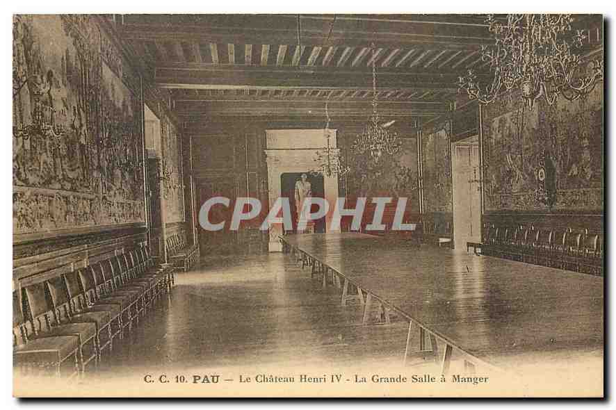 CPA Pau Le Chateau Henri IV La Grande Salle 
