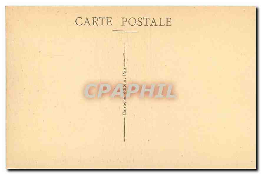 CPA Pau Le Chateau Henri IV La Grande Salle  — Rückseite