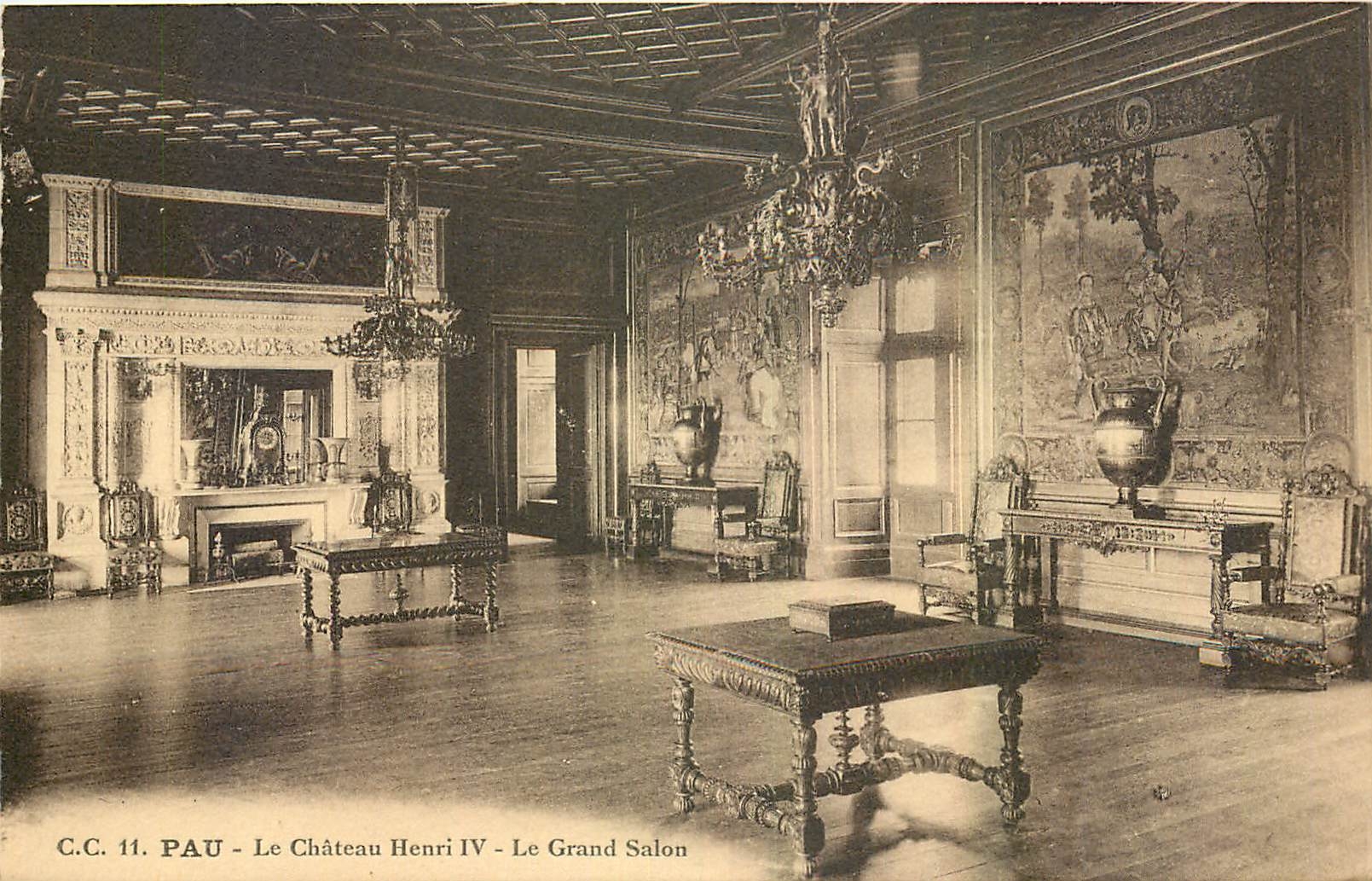 CPA Pau Le Chateau Henri IV Le Grand 