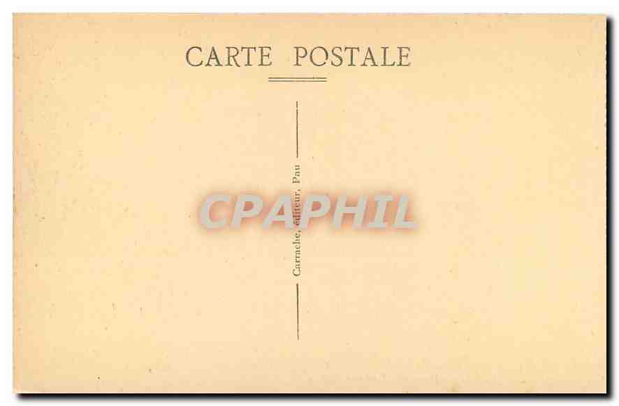 CPA Pau Le Chateau Henri IV Le Grand  — Rückseite