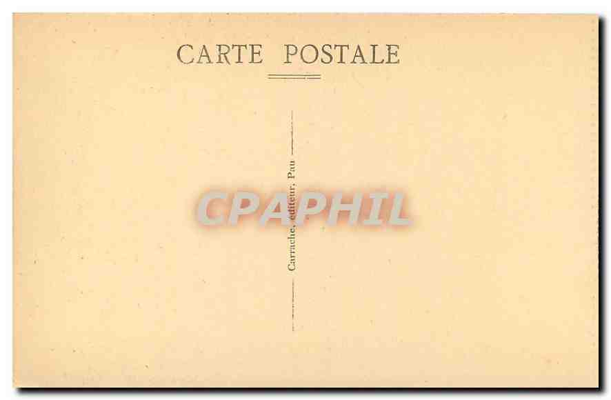 CPA Pau Le Grand Salon de Reception Pendule Louis XIV  — Rückseite