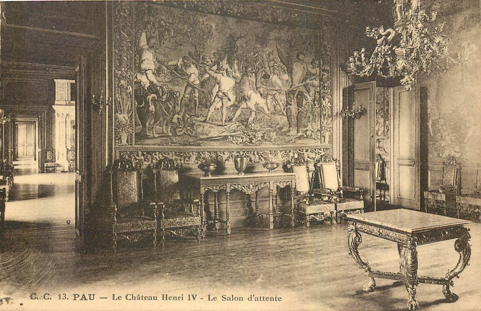 Pau — Le Château Henri IV — Le Salon d'attente — C.C. 13