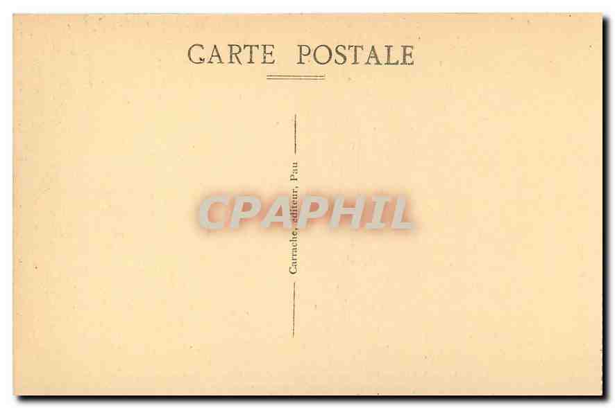 CPA Pau Le Chateau salle des Gardes Vase de Sevres offert par le President Carnot a son passage a Pa — Rückseite