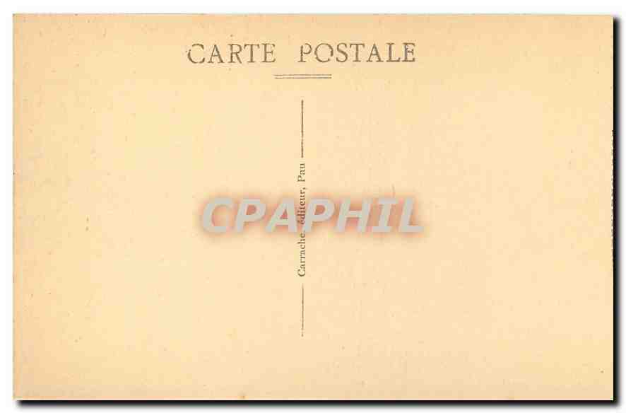 CPA Pau Le Chateau Henri IV Chambre de Henry d'Albert  — Verso