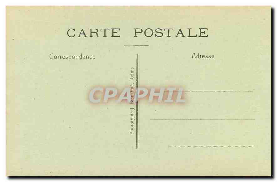 CPA Notre Dame de Liesse Chateau de Marchais  — Back