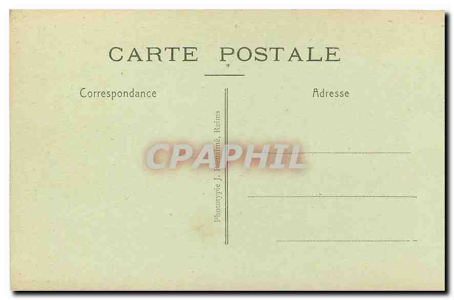 CPA Notre Dame de Liesse rue de Montcornet — Back