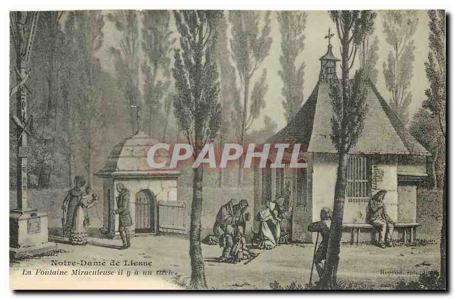 CPA Notre Dame de Liesse La Fontaine Miraculeise 