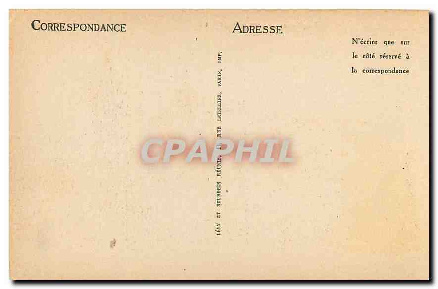 CPA Marseille Vue generale vers le Port  — Verso