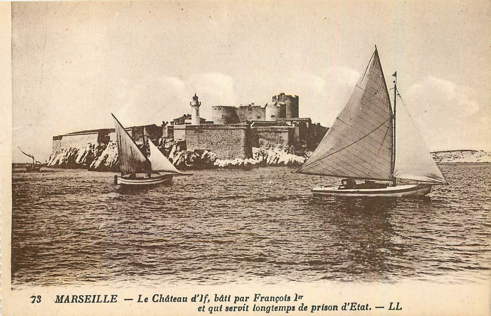 CPA Marseille Le Chateau d'If bati par Francois I 