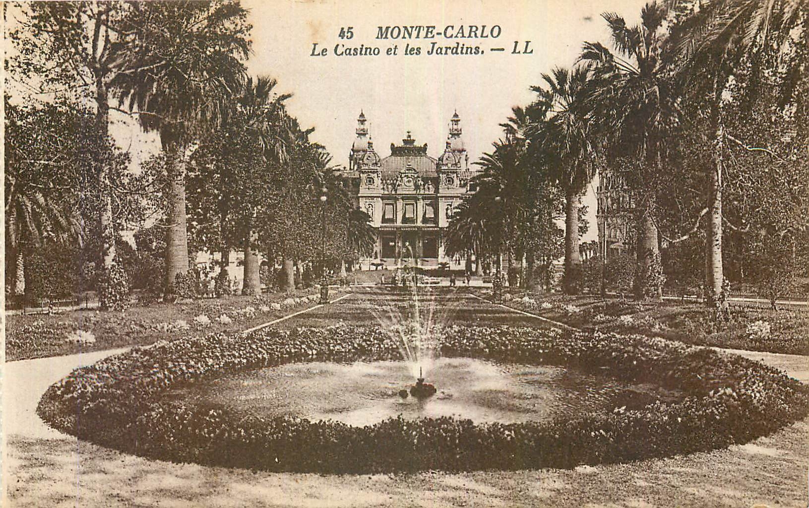 Monte-Carlo — Le Casino et les Jardins — LL