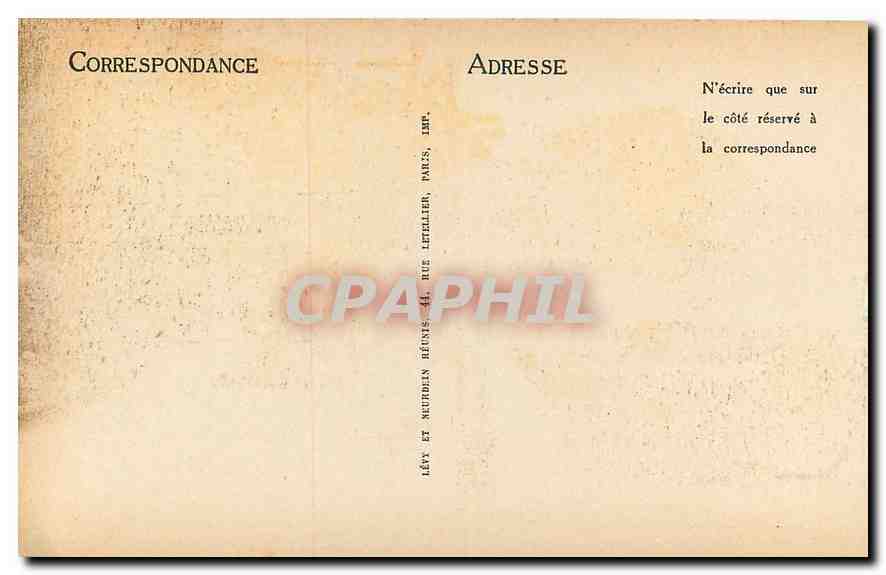 CPA Villefranche sur Mer La Ville La Rade Bateaux de guerre — Verso