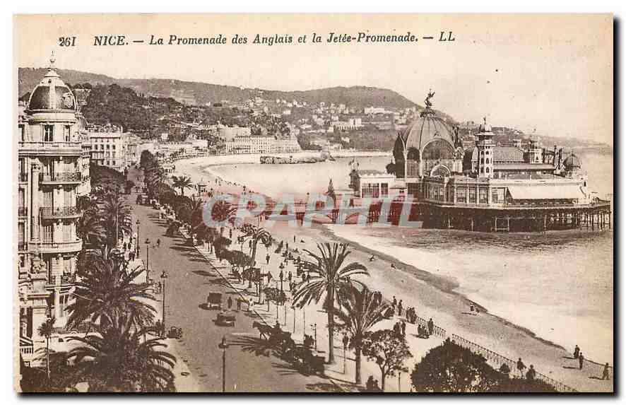 CPA Nice La Pormenade des Anglais et la Jetee Pormenade 