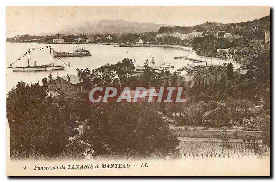 CPA Panorama de Tamaris et Manteau 