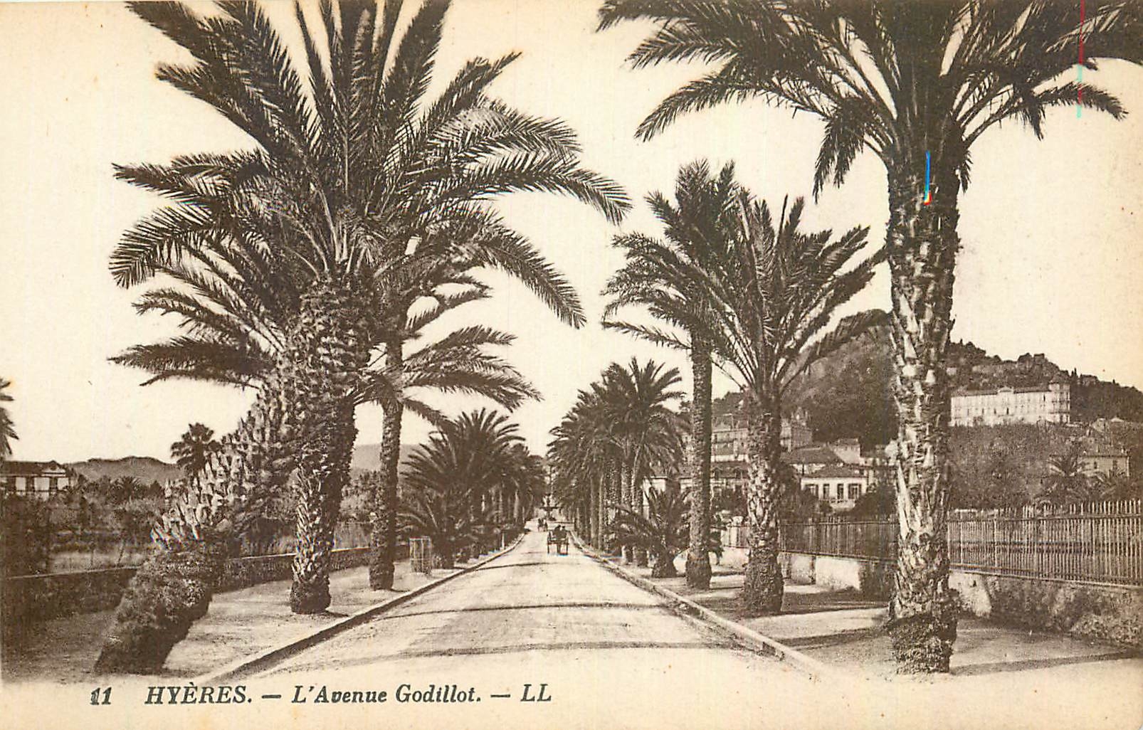 CPA Hyeres l'Avenue Godillot 
