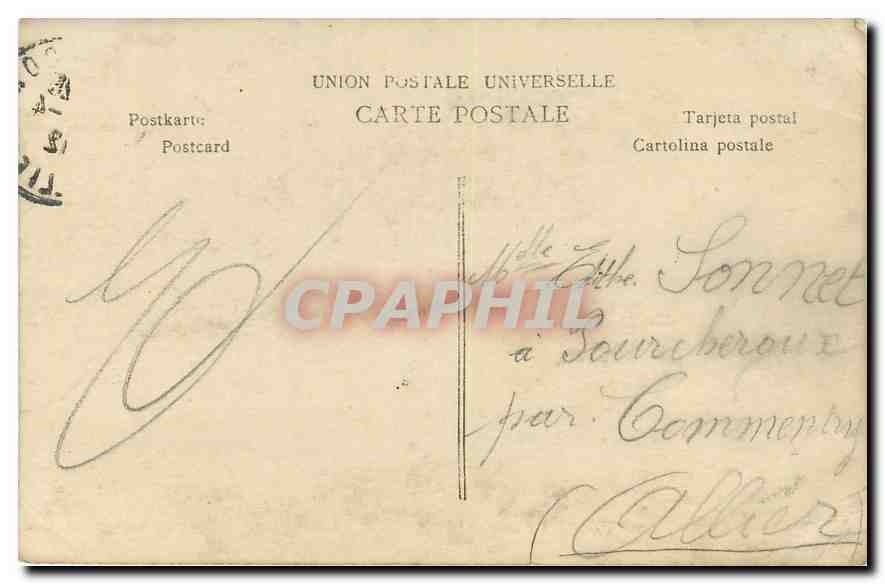 CPA Homme Peche — Back
