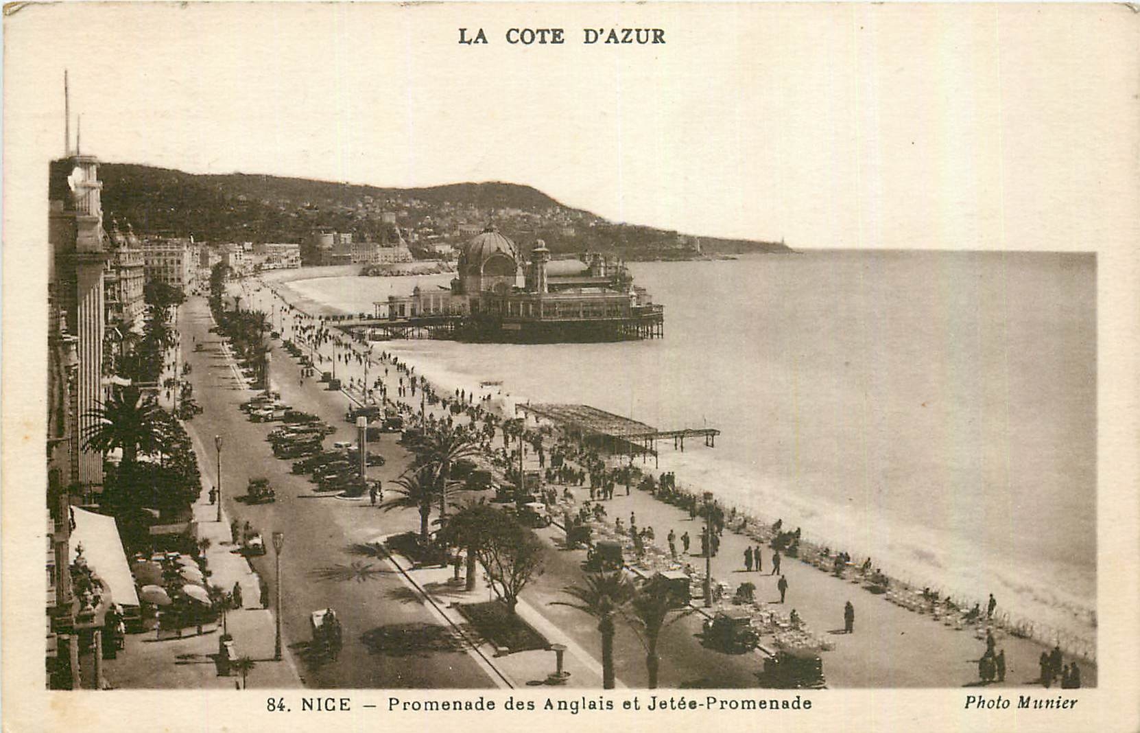CPA La Cote d'Azur Nice Promenade des Anglais et Jetee Promenade 