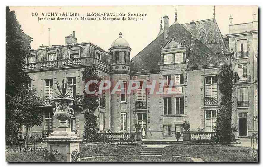 CPA Vichy Alier Hotel Pavillon Sevigne 