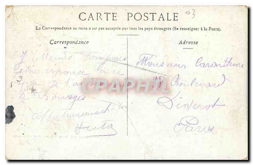 CPA Vichy Un coin de la restauration  — Rückseite