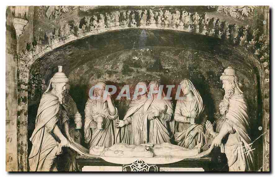 CPA Cerilly Allier Interieur de l'Eglise Le St Sepulcre 