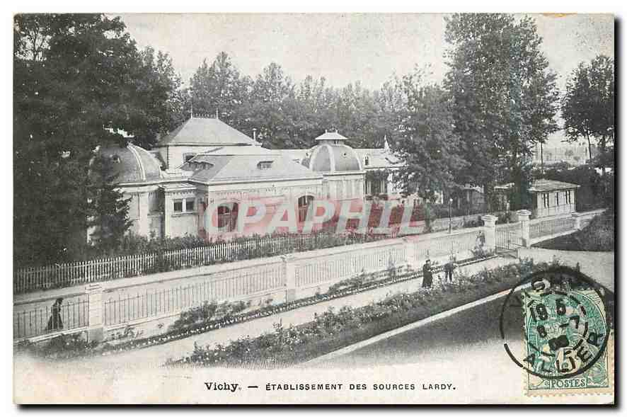 CPA Vichy Etablissement des Sources Lardy 