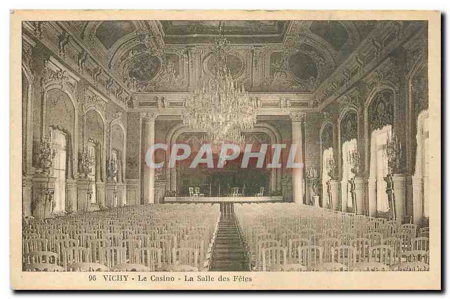 CPA Vichy Le Casino La Salle des Fetes 