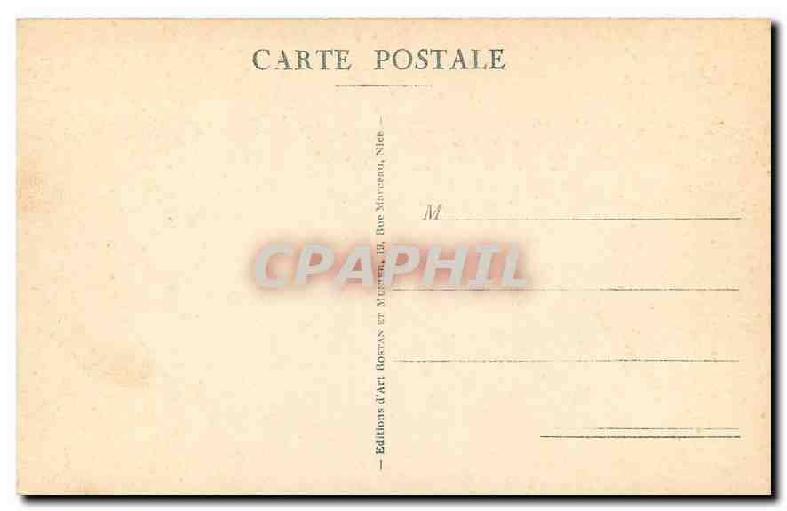 CPA Nice Vue generale prise du Chateau  — Rückseite