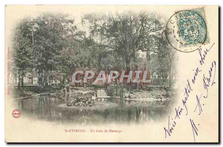 CPA St Etienne Un Coin de Marengo