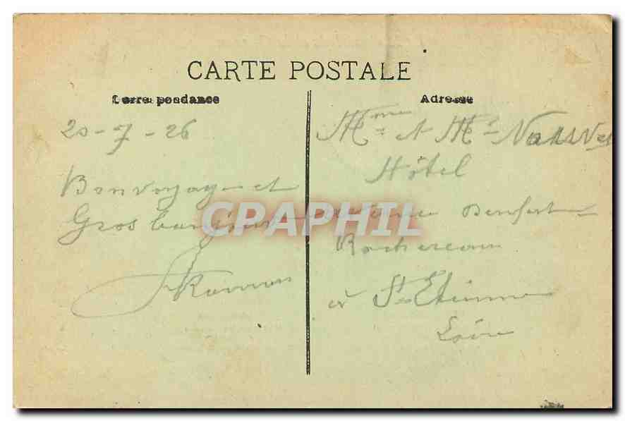 CPA Le Marseillais et le Gascon Le Marseillais Le Gascok   — Verso