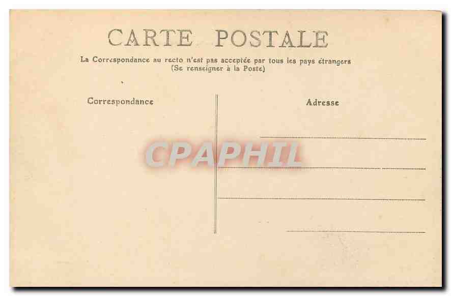 CPA l'Auvergne Puy de Dome Chatelgyon Les Grands Hotels  — Back