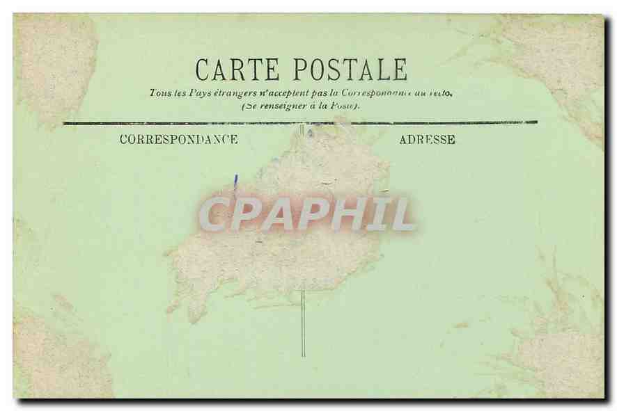 CPA Fontainebleau La Place du General Damesme  — Rückseite