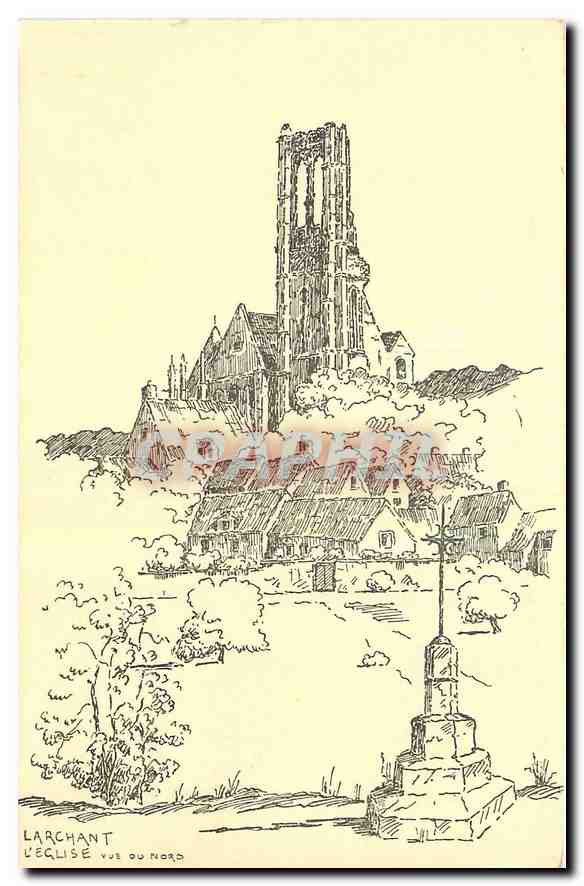 CPA Larchant l'Eglise 
