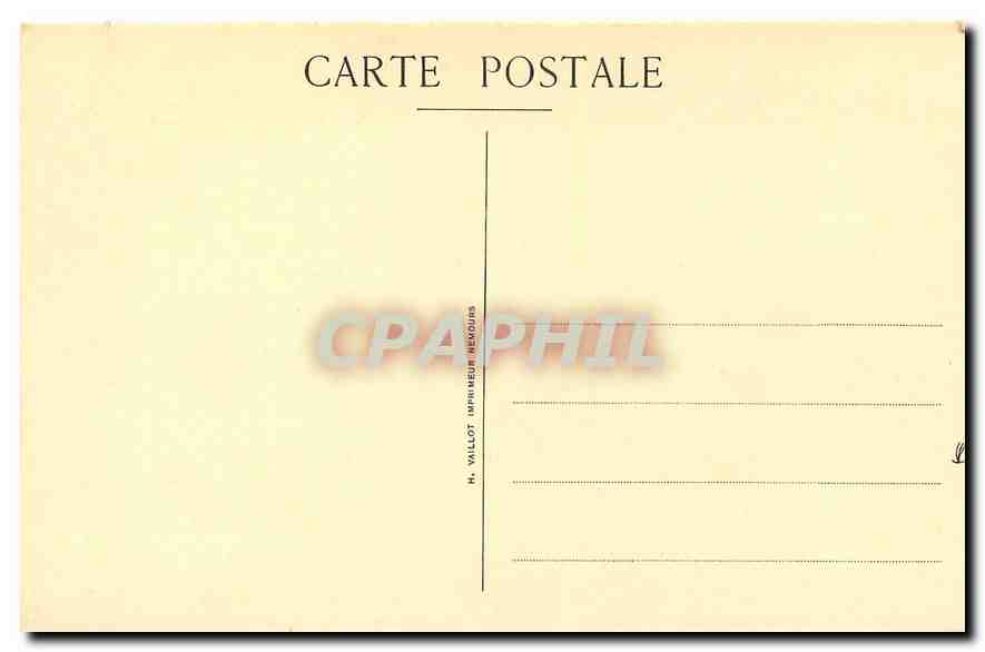 CPA Larchant l'Eglise  — Rückseite