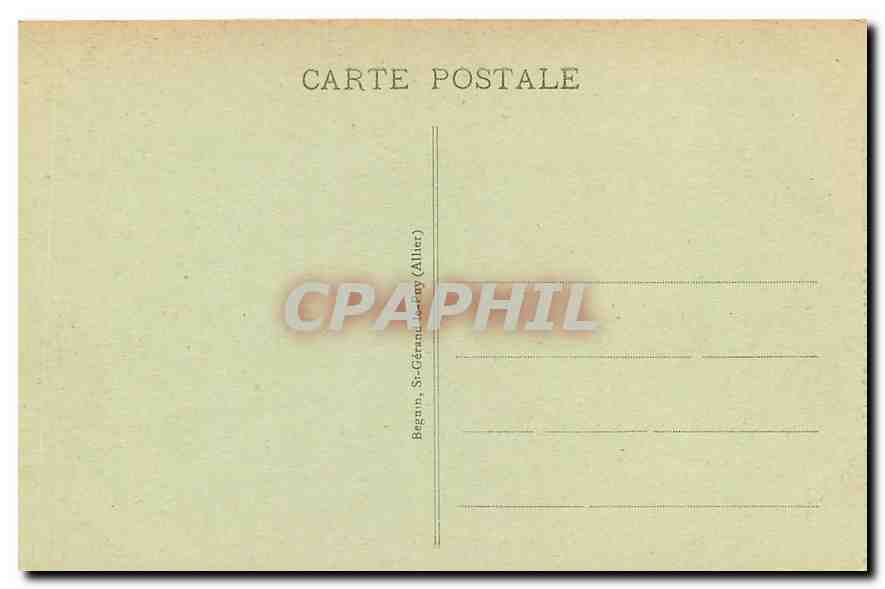 CPA Vichy La Porte Monumentale du Vieux Oarc et Rue Wilson  — Verso