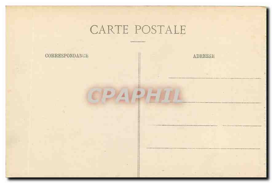 CPA Vichy Le Pont Bateau Croix Rouge — Rückseite