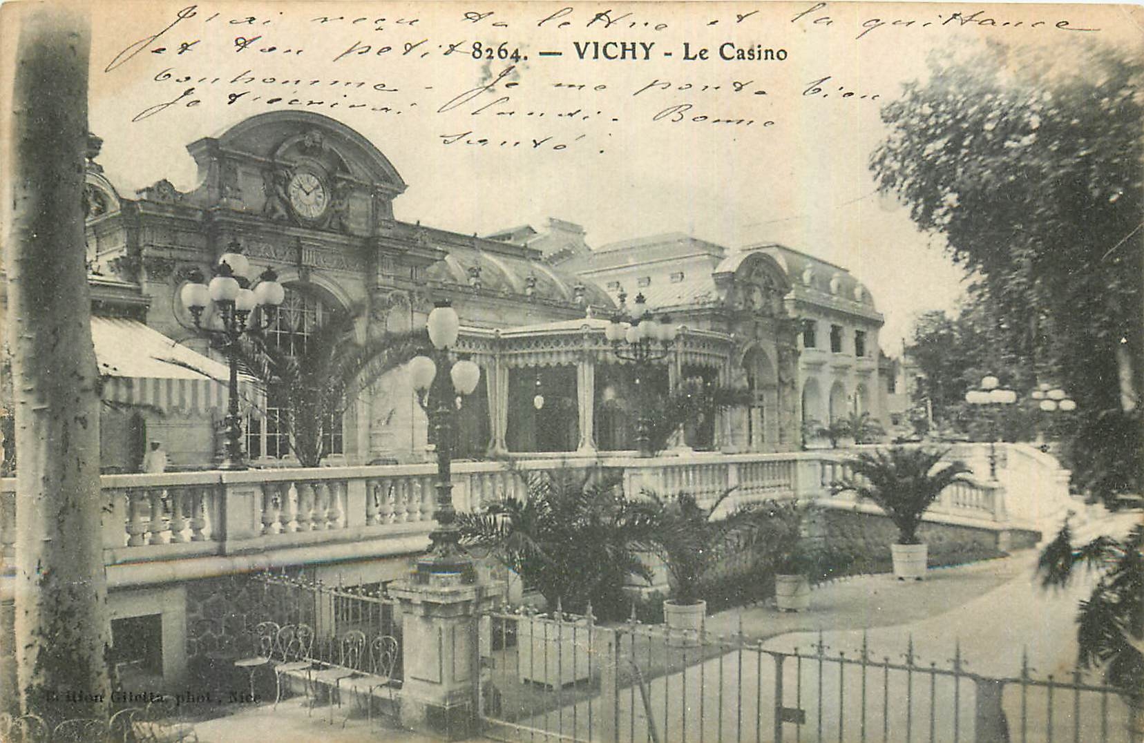 Vichy - Le Casino — éditeur B. Ilion Giotta, phot. Nice