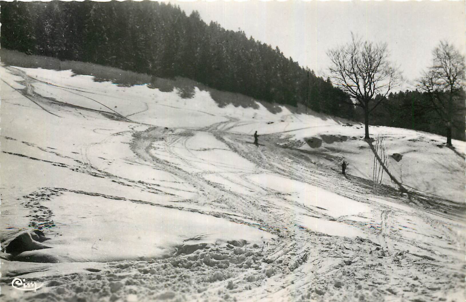 CPM Hauteville Lompnes Ain Pentes de Ski a la Ferme Guichard 