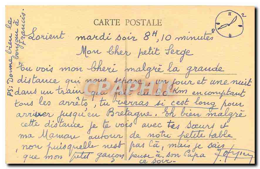 CPA Musee de Lyon Bellet du Poisat Les Belluaires Tigre — Verso
