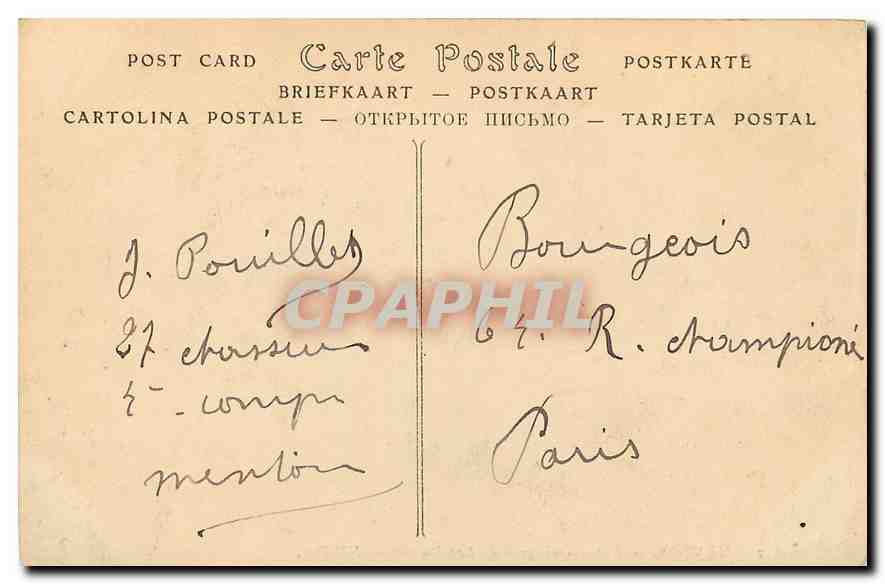 CPA Menton Vue generale prise du Cap Martin  — Rückseite