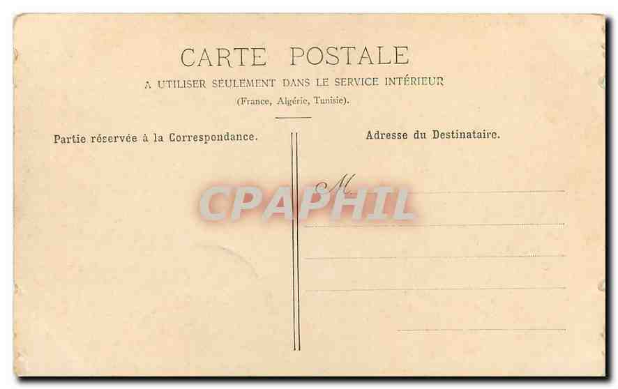 CPA Poitiers Tour de la Porte de Paris Absinthe Berger — Back