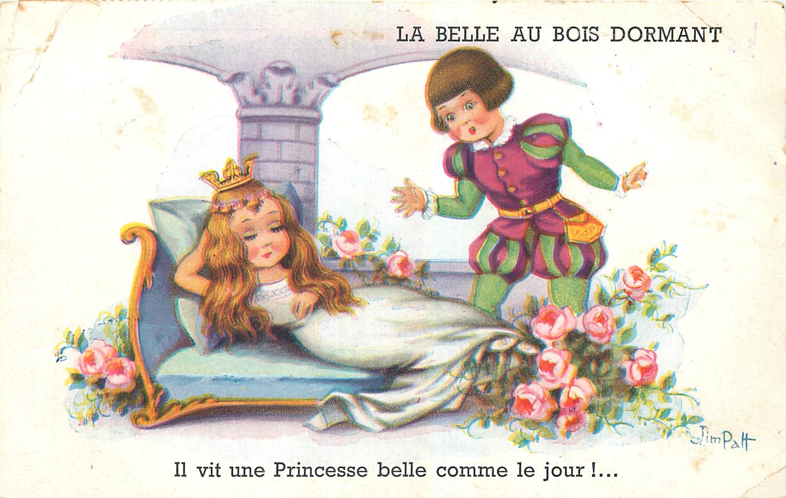 CPA La Belle au bois Dormant  Jimm Patt
